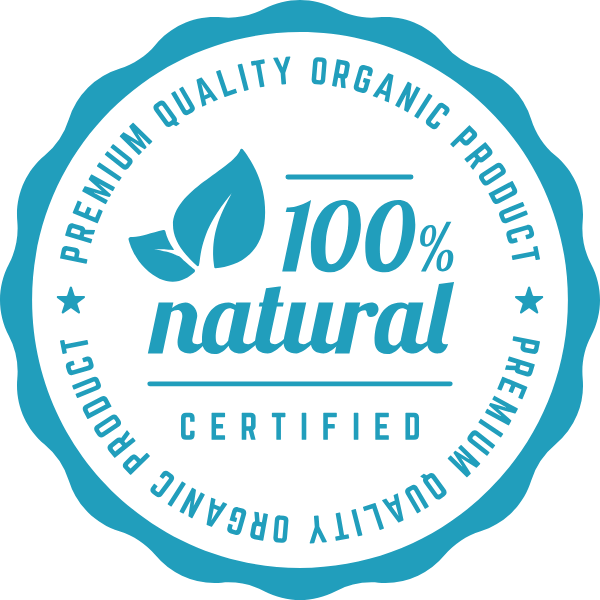 100% natural certified roundel, supplied with no certifying body named