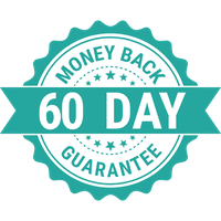 60-day money-back guarantee roundel